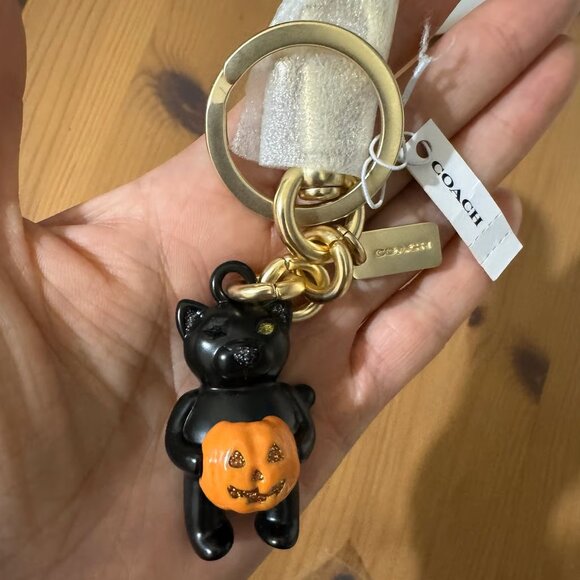 👻Coach Halloween Cat Bag Charm - Picture 3 of 6